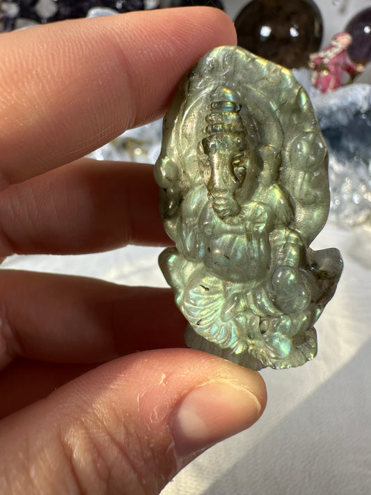 Labradorite Ganesh