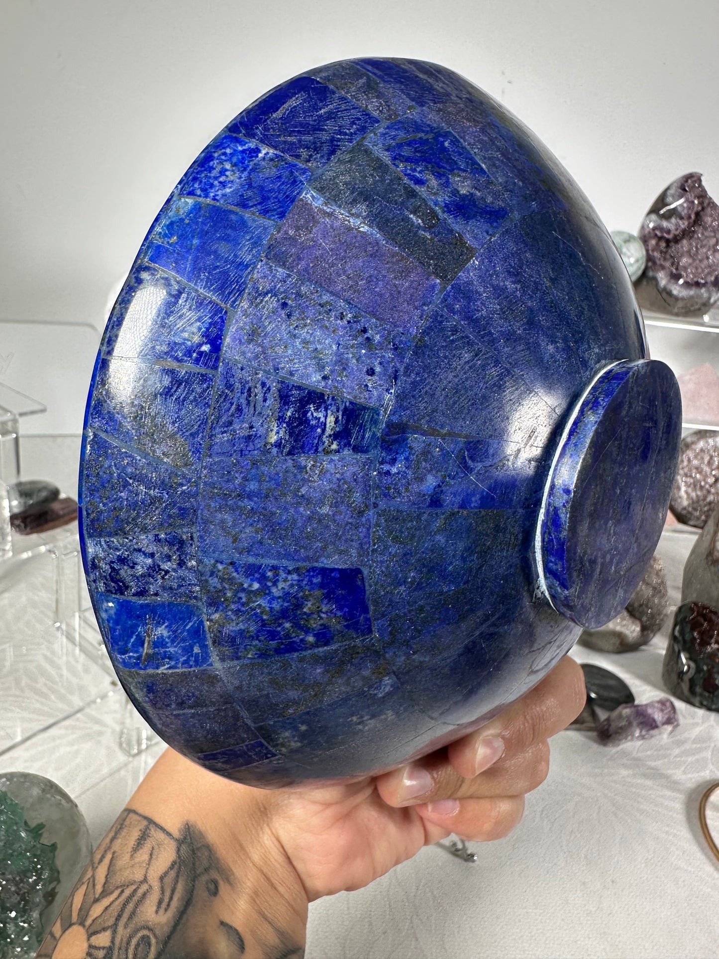 Lapis lazuli bowl