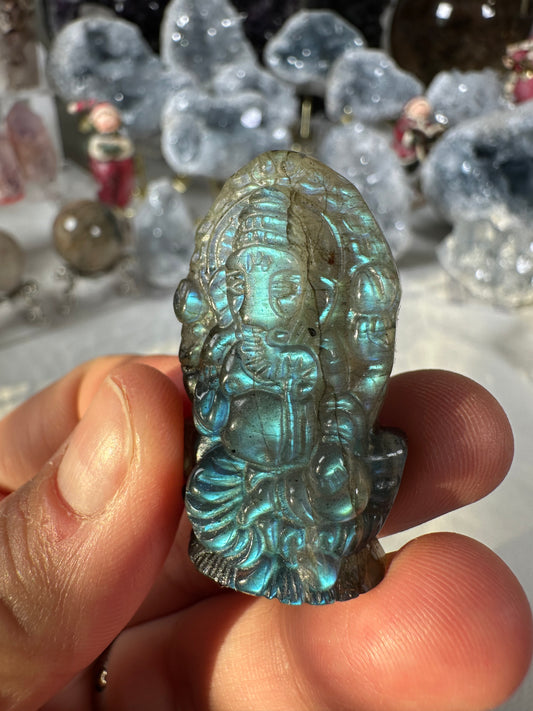 Labradorite Ganesh